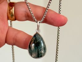 Labradorite necklace