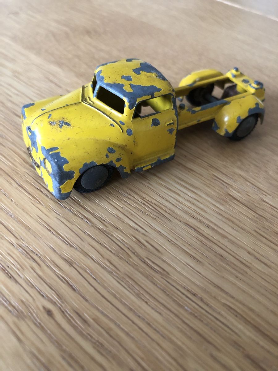 Tekno Modellini d'auto: Tekno Denmark LKW Basis (Chassis) ca 1950 – Usato da Rudolfstetten venduto da vamosich