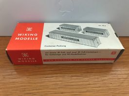 Wiking Nr. 52p Container Packung Leerkarton