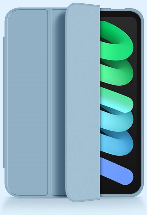 Cover & Protezioni schermo: Smart case coque support ipad mini 7/6 - Bleu claire – Nuovo e nell'imballaggio originale da Morges venduto da DigiAC