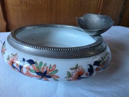Limoges Porzellan Aschenbecher Cendrier Chanill Paris