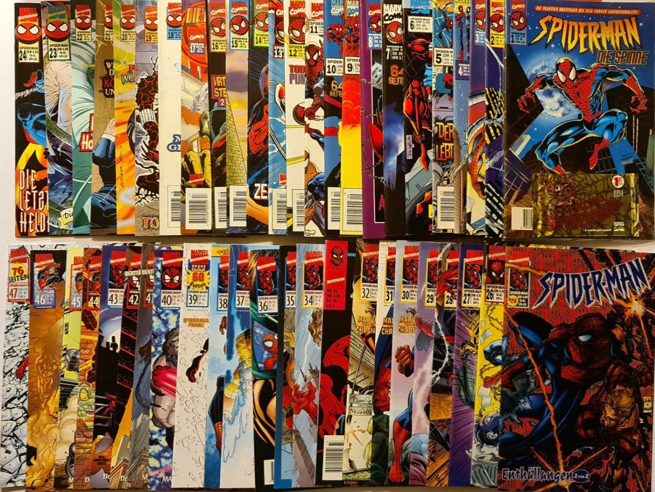 Fumetti: Spider-Man Comic Hefte 1-47, Marvel Comics – Usato da Aesch BL venduto da pri_fp8t
