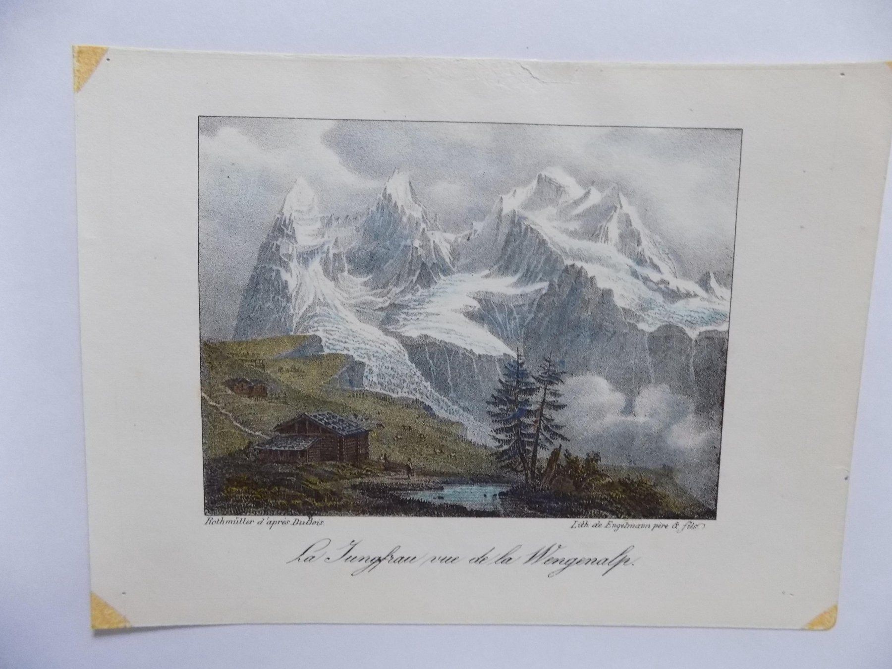 Gravures: Jungfrau koloriert – D'occasion à Risch par Antikfee 1