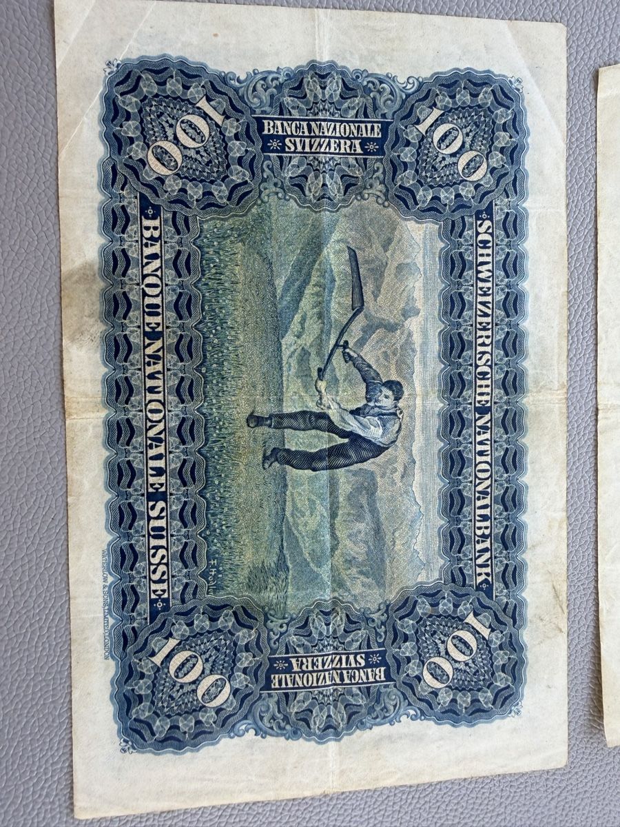 Banconote: Lot de 4 billets de banque suisse – Usato da Posieux venduto da Pitchou2016 6