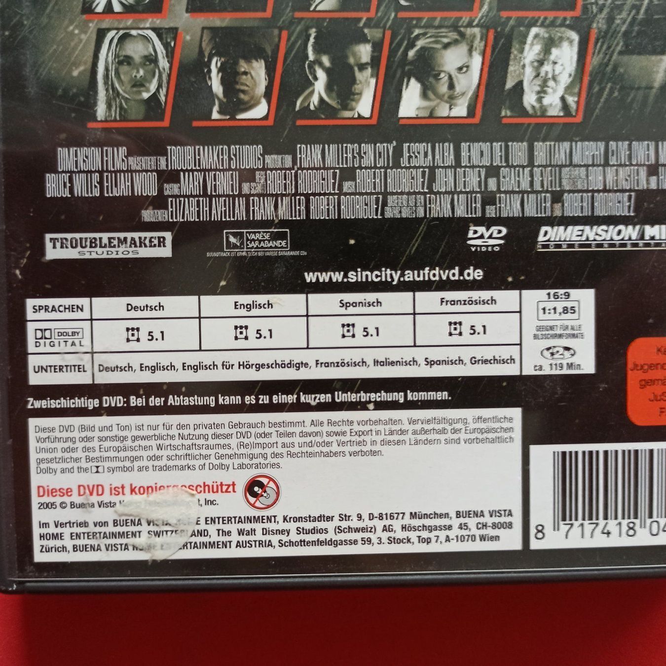 Alle DVDs: Sin City – Gebraucht aus Dübendorf von kb86_MOVIE 2