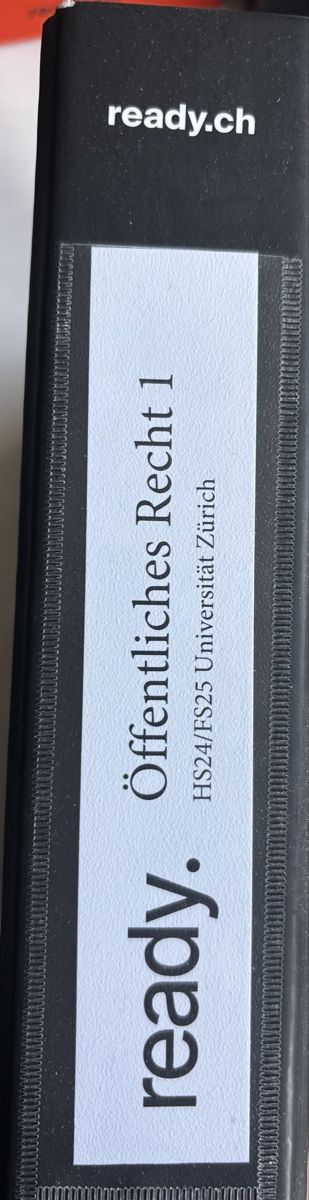 Libri: Ready Ordner Öffentliches Recht I – Usato da Zürich venduto da lil_ggs7 1