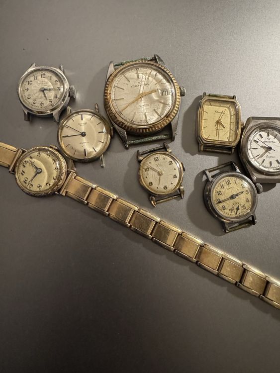 Lot De Montres Anciennes (montres De Poche) - Homme - Occasion - Intéressant Pour Collectionneurs