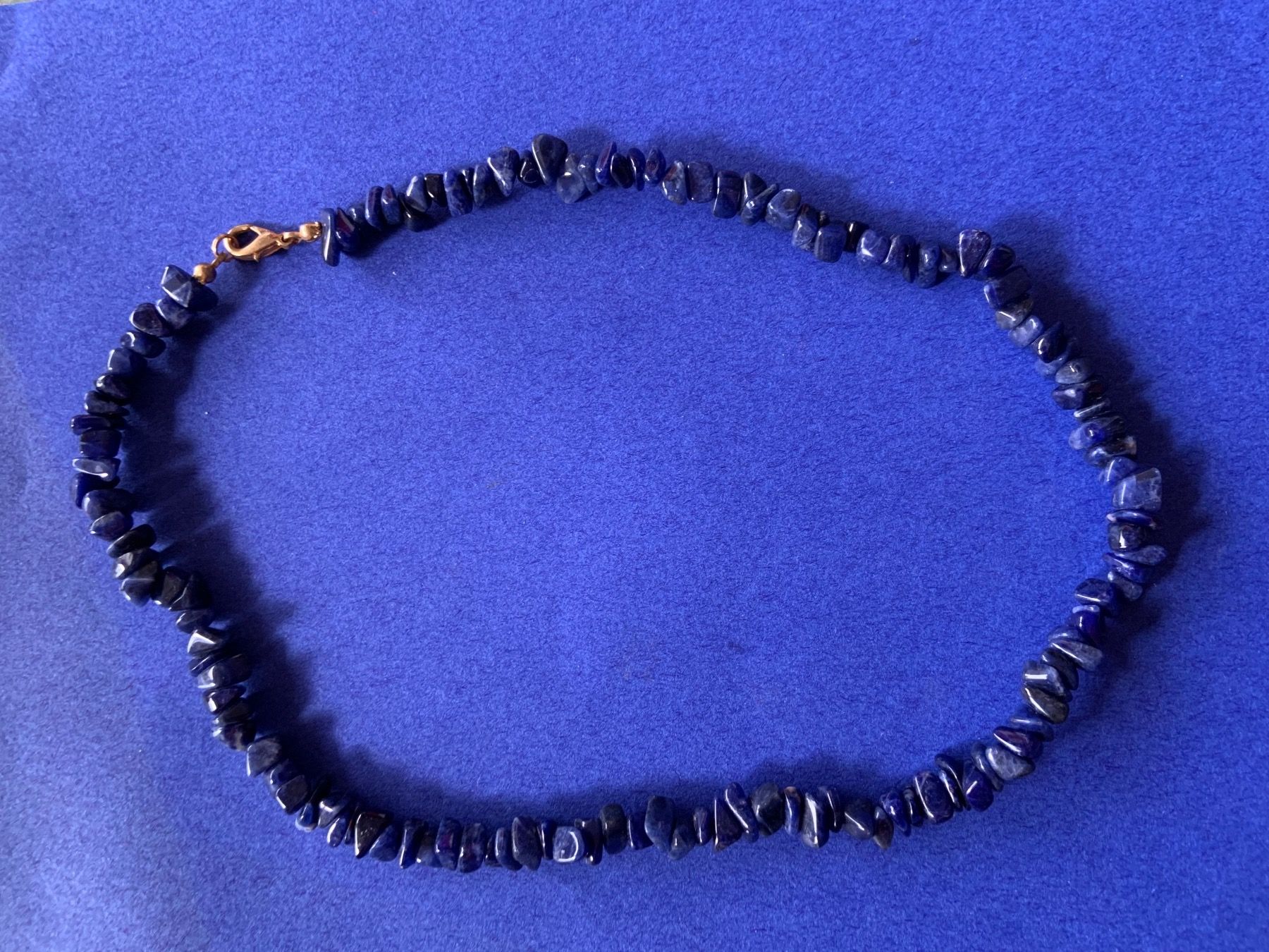 Ketten: Lapislazuli-Kette kurz (46 cm) – Gebraucht aus Laufen von belleskulptur 1