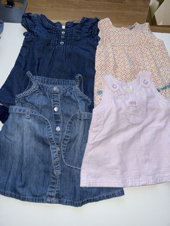 Lot de 4 robes bébé fille H&M/Smile taille 62 bon état
