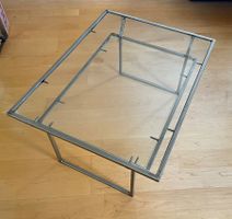Designertisch Unikat Design Kunst Edelstahl Glas