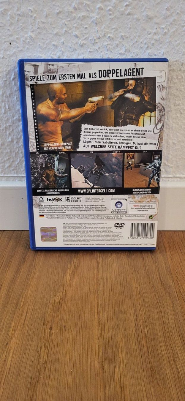 Sony Giochi: PS 2 - Splinter Cell Double Agent – Usato da Münsingen venduto da DigitaleSpielecke 1