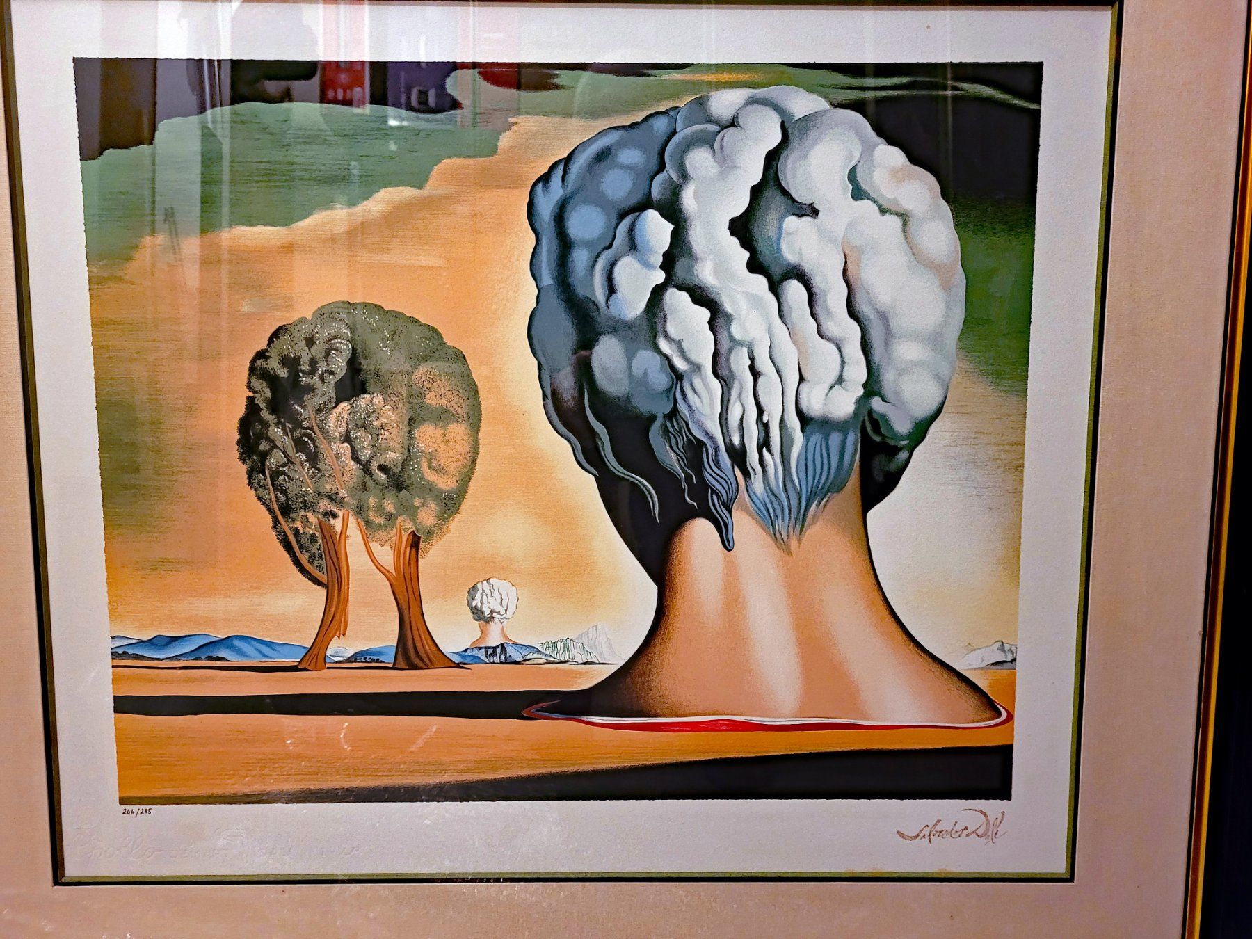 Grafica & Litografie: DALI Litho LES 3 SPHINX DE BIKINI AVEC CADRE – Usato da Onex venduto da angel1945 5