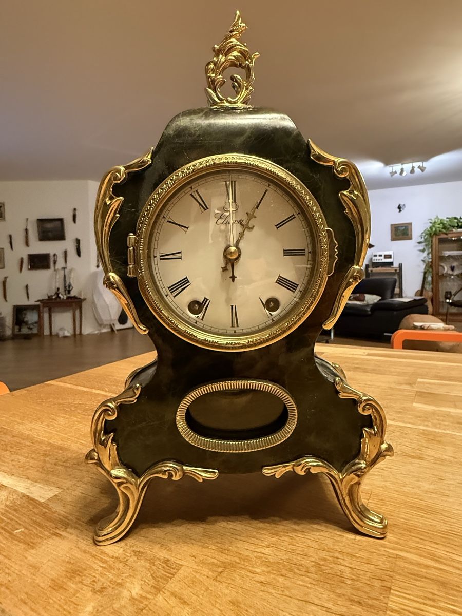 Eluxa Orologi da terra & Orologi da parete: Eluxa Tischuhr, Marmor Optik,  Standuhr Pendule – Usato da Goldach venduto da Messerguru