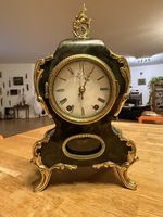 Eluxa Tischuhr, Marmor Optik,  Standuhr Pendule