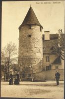 DELÉMONT Tour des achives animée, Photo E. Schudel gel. 1910