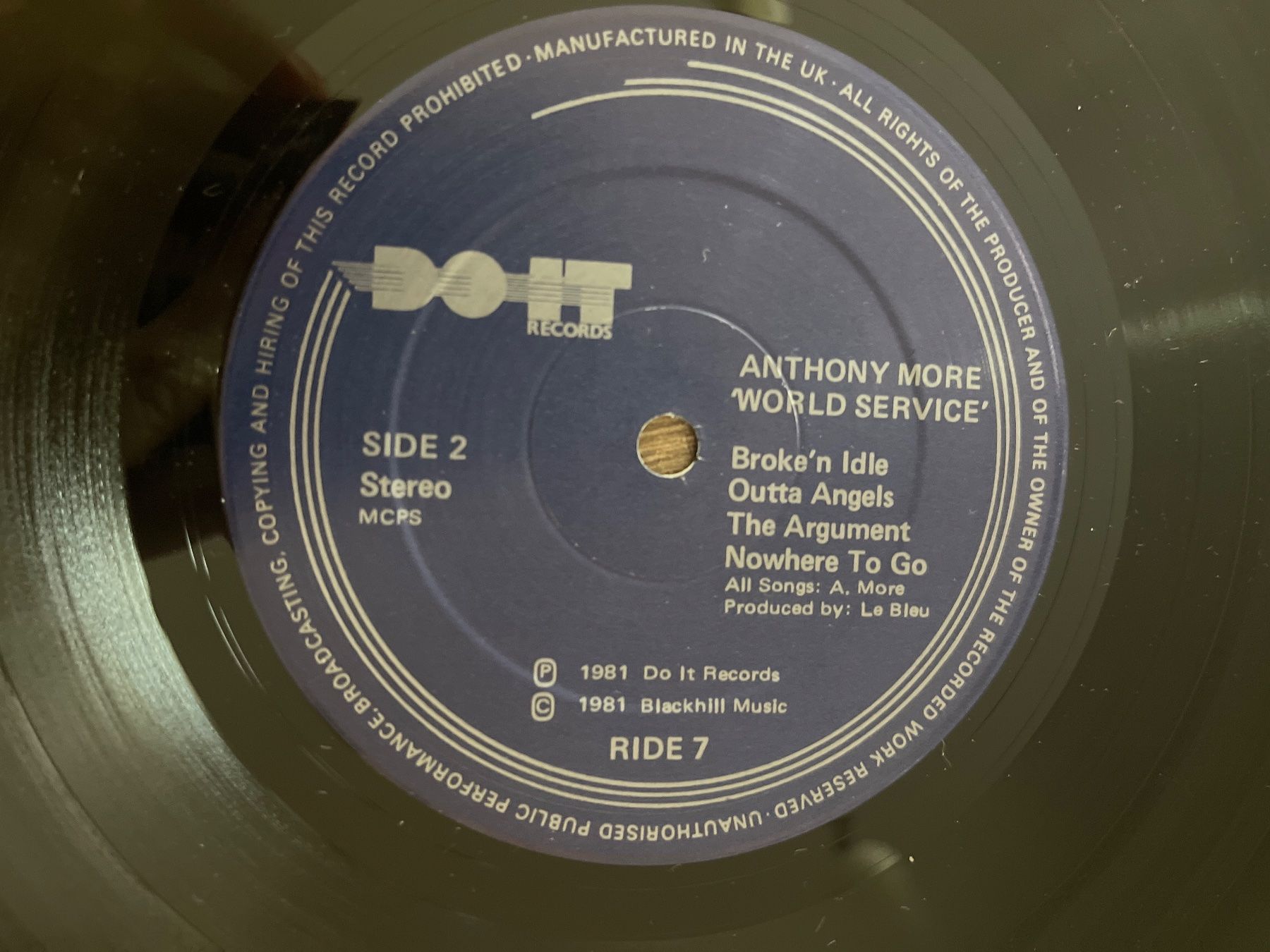 Dischi in vinile: A360/Anthony More - World Service – Usato da Frutigen venduto da Philippe_jsp 2