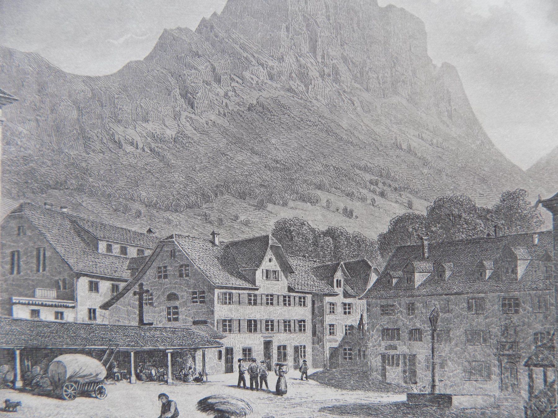 Stiche: Schwyz Hauptplatz Mythen – Gebraucht aus Risch von Rischli15 4