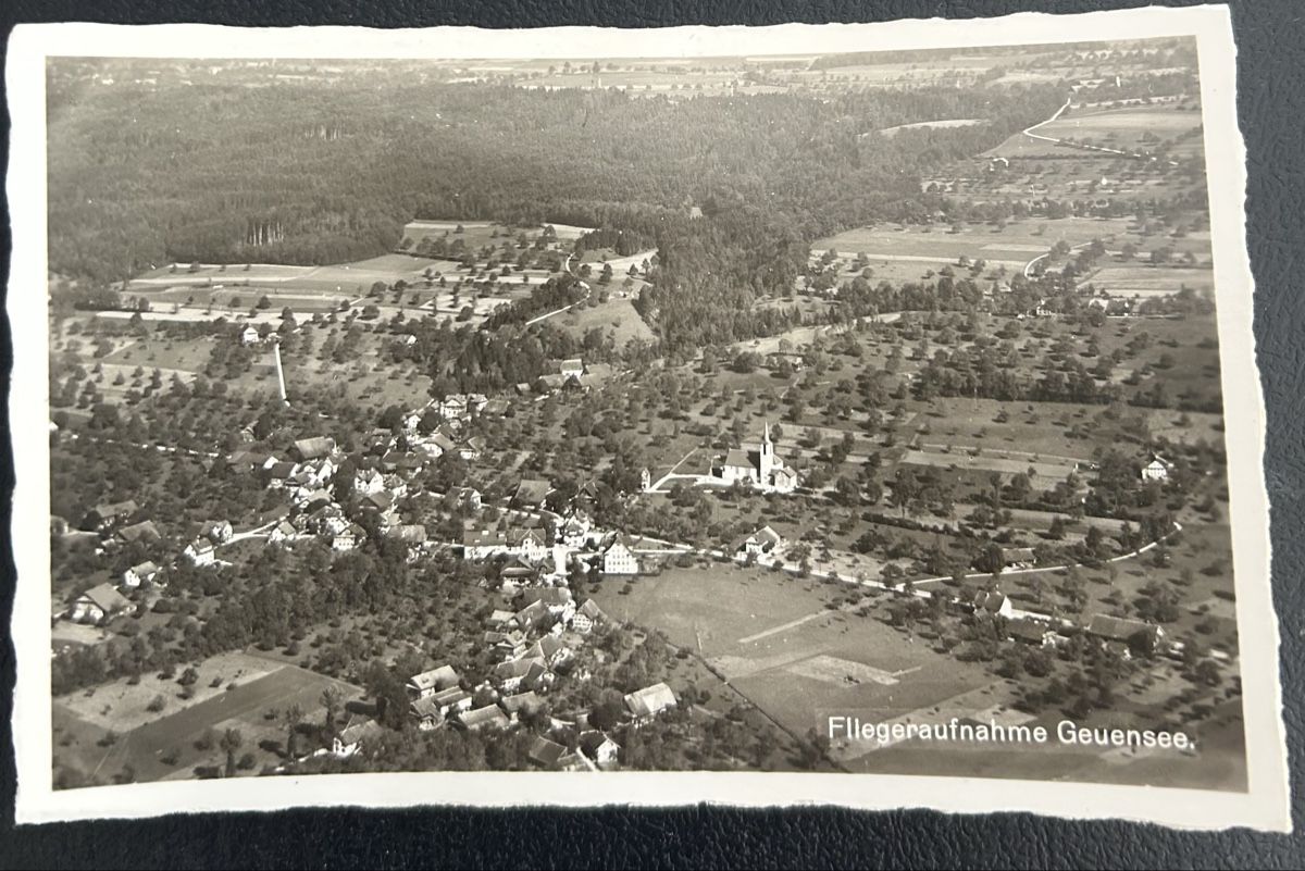 Cartoline postali: Flugaufnahme Geuensee  – Usato da Horw venduto da Tellbub