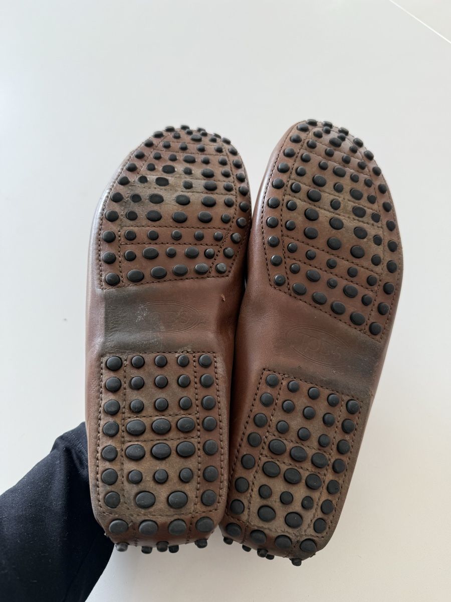 Tod'S Chaussures hommes: Tod’s brown leather mocassin 39,5 – D'occasion à Châtelaine par Veradat 4