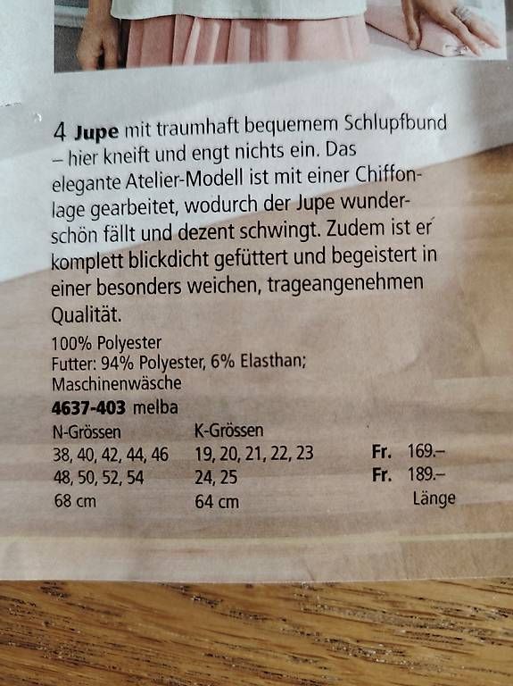 Vestiti: Kleid Deux Pièce Gr 38 – Usato da Wilen b. Wollerau venduto da Karin1985 4