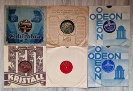 7 Schellackplatten - volkstümliche Unterhaltung - Raritäten!