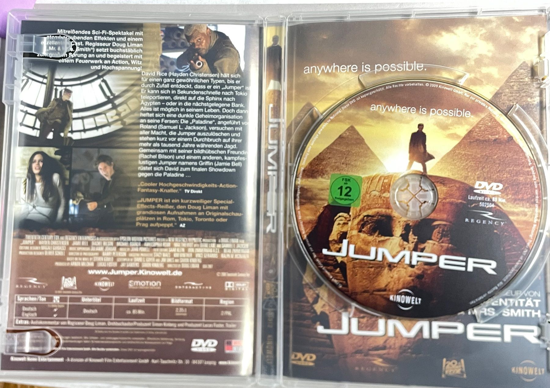 Tous les DVDs: Jumper-Samuel L. Jackson – D'occasion à Muri b. Bern par AdidasCollector 1
