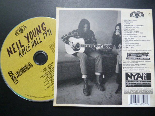 CD: Neil Young - Royce hall, 1971 – Usato da Au ZH venduto da sikoku 1