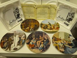 5x Langenthal Sammelteller Albert Anker Erbe