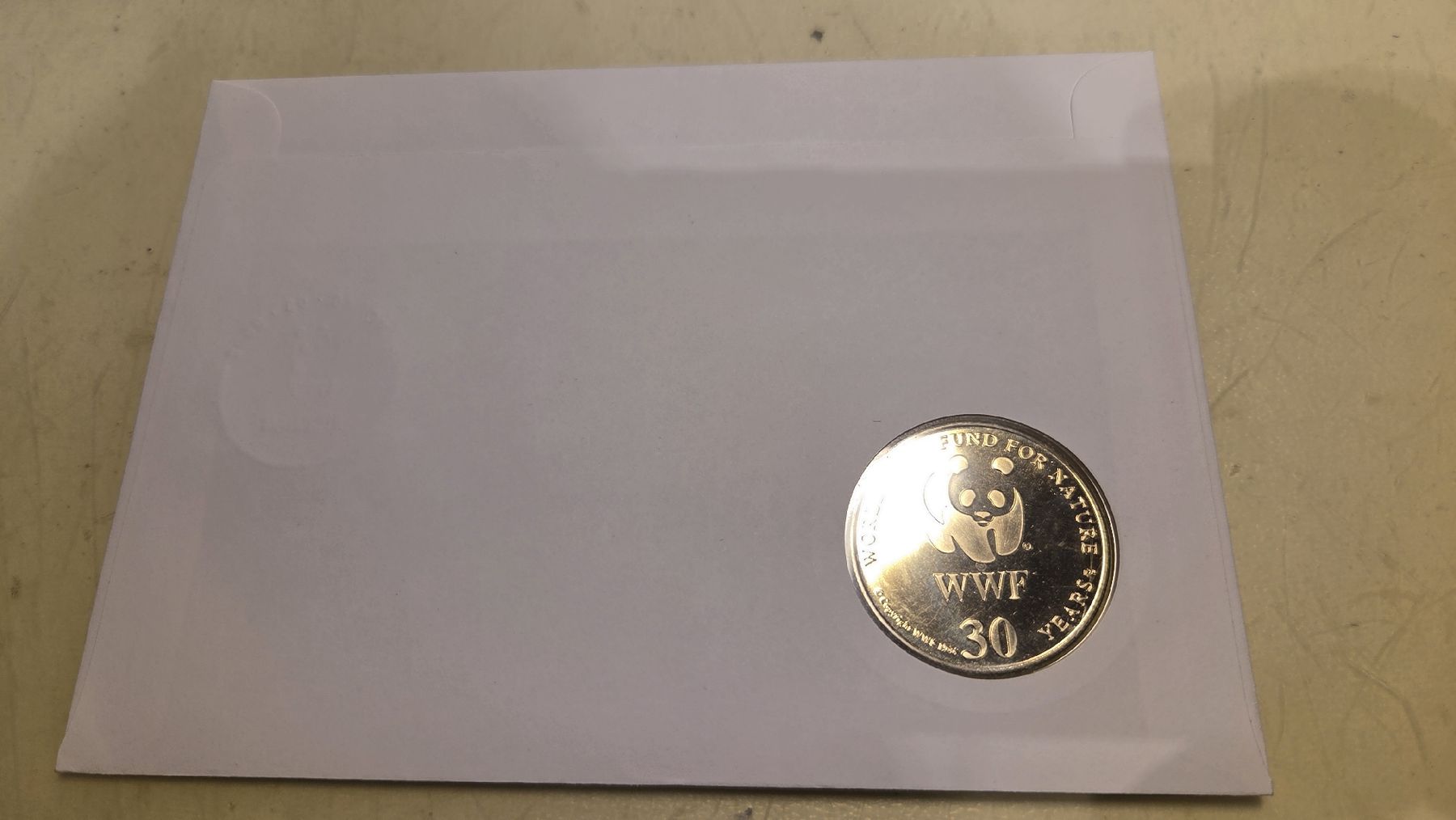 Alle Münzen: 2002 Medallienbrief WWF Kleideraffe – Gebraucht aus Arni AG von Moth68 1
