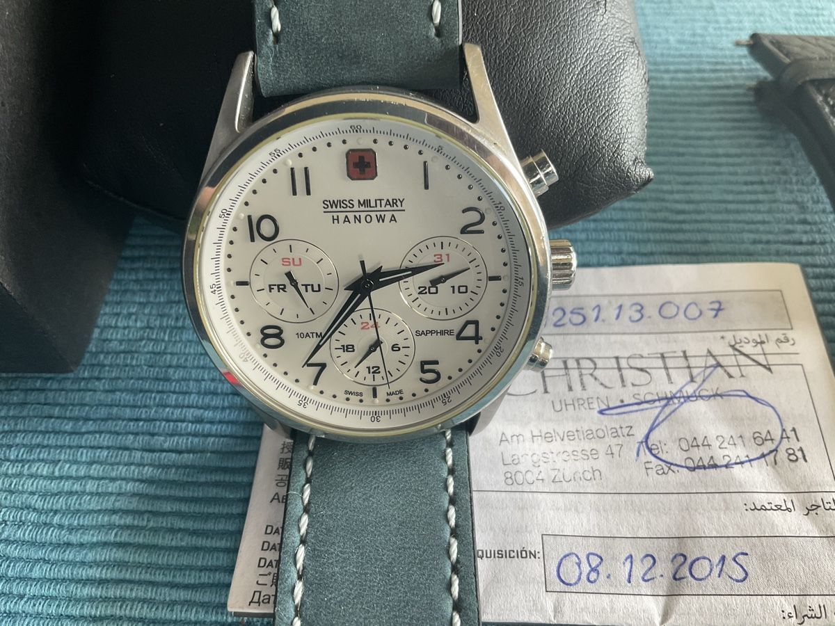 Swiss Military Orologi: Swiss Military Hanova Uhr – Usato da Vaz/ Obervaz venduto da lain67 3