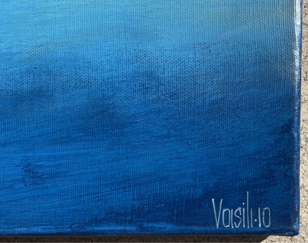 Gemälde: Vasili 2010 acrylique île grecque – Gebraucht aus Biel/Bienne von Galaq 1