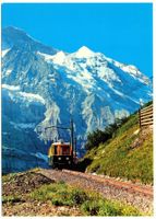 KLEINE SCHEIDEGG Wengernalpbahn - Blick auf Silberhorn