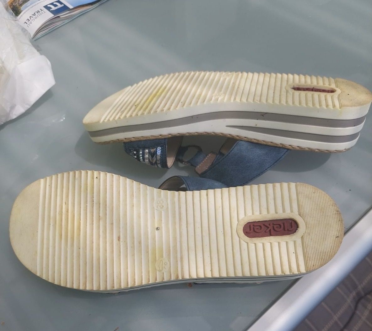 Rieker Scarpe da donna: Sandalen von Rieker Gr. 38 – Nuovo (secondo la descrizione) da Wangen b. Olten venduto da Mbaldur 4