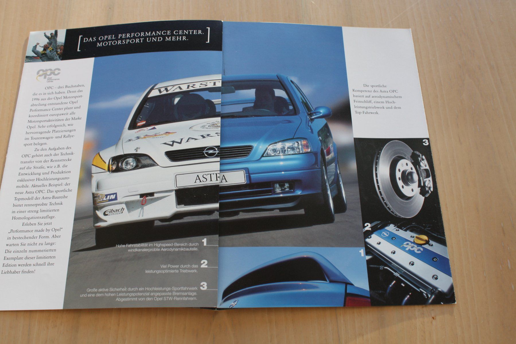 Opel Documenti: Opel Astra OPC Prospekt/Preisliste 1999 – Usato da Wikon venduto da erwin400 1