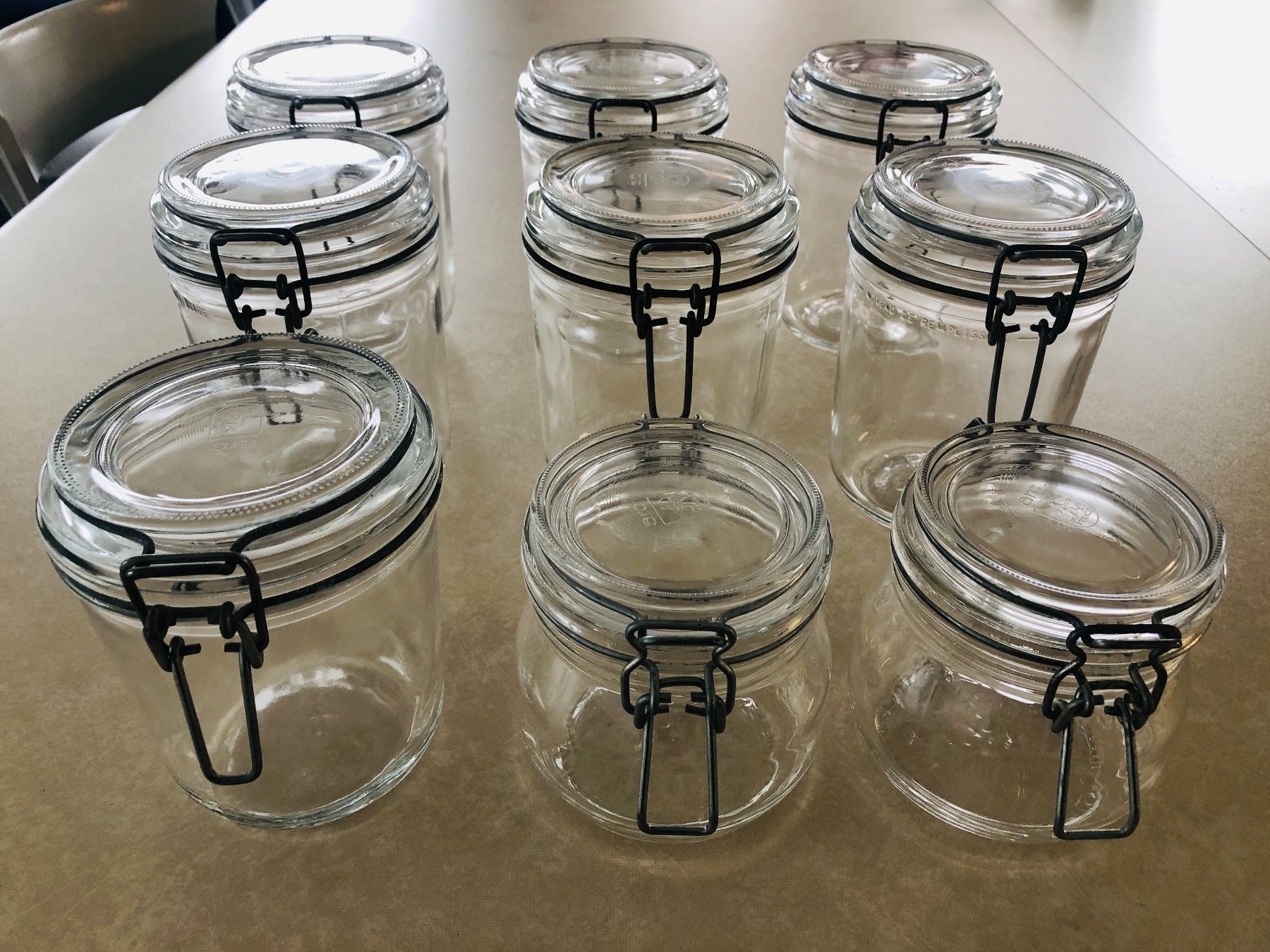 Behälter & Ähnliches: 9 Einmachgläser Bügelglas, Top Zustand – Gebraucht aus Balzers von Kubus28 1
