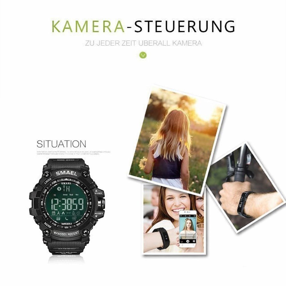 Smartwatch: Smartwatch Shock Sport Uhr LED Bluetooth G-Shock – Nuovo e nell'imballaggio originale da Chiasso venduto da online.shop 3