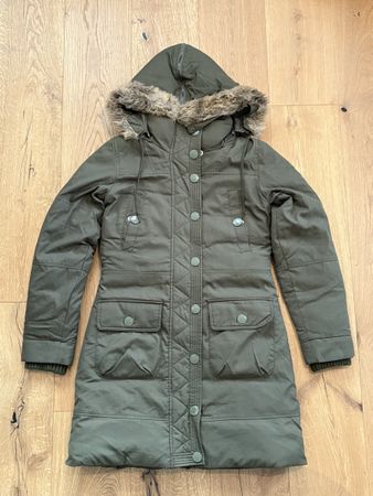 Pepe Jeans Damen Winterjacke / Parka – Khaki / Olivgrün – Gr