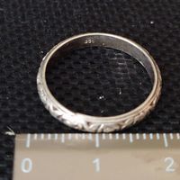 Alter Art Deco Silber Ring / 835er Silber