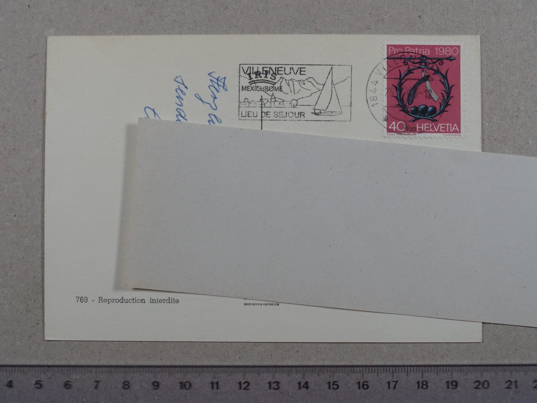Cartoline postali: Vendanges en Lavaux – Usato da Lenzburg venduto da fh1 1