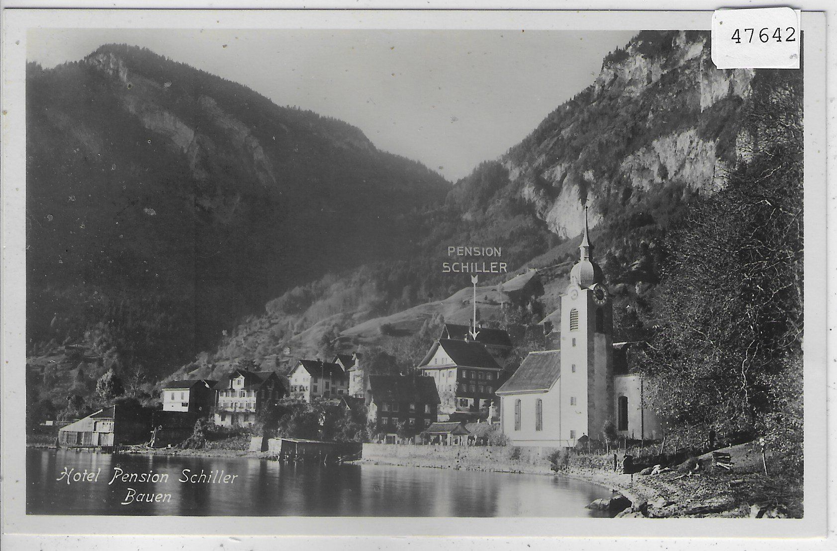 Cartoline postali: Pension Schiller Bauen – Usato da Ettingen venduto da Kartenplanet
