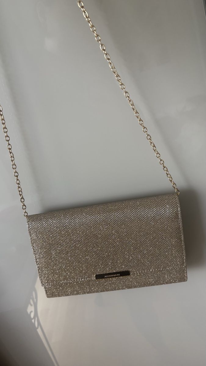 Borse da donna: Glitzer Clutch mit Kette – Nuovo (secondo la descrizione) da Zürich venduto da SandraF.