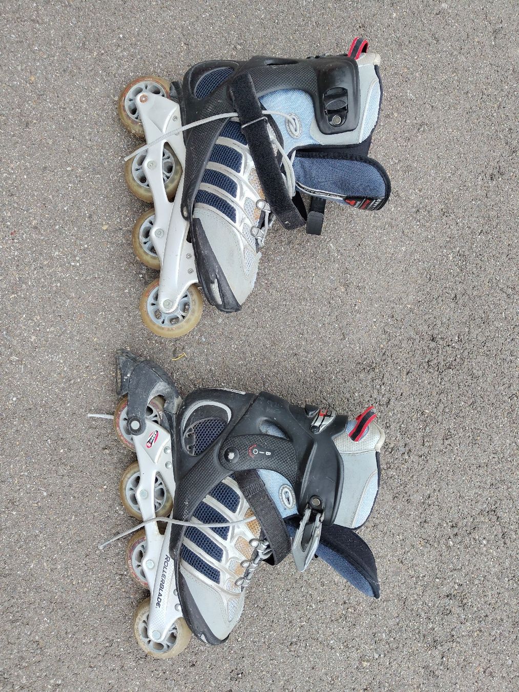Pattini in linea & Pattini a rotelle: Inlineskates Grösse 42 gebraucht, 2 Paar – Usato da Rheineck venduto da Roman120