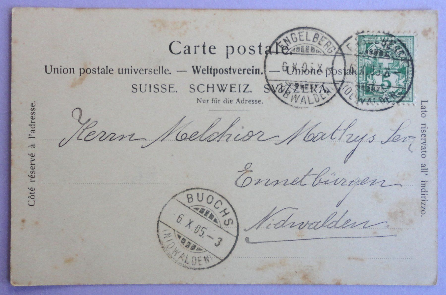 Cartoline postali: Gruss vom Melchsee-Frutt – Difettoso da Fétigny venduto da Billy2miny 1