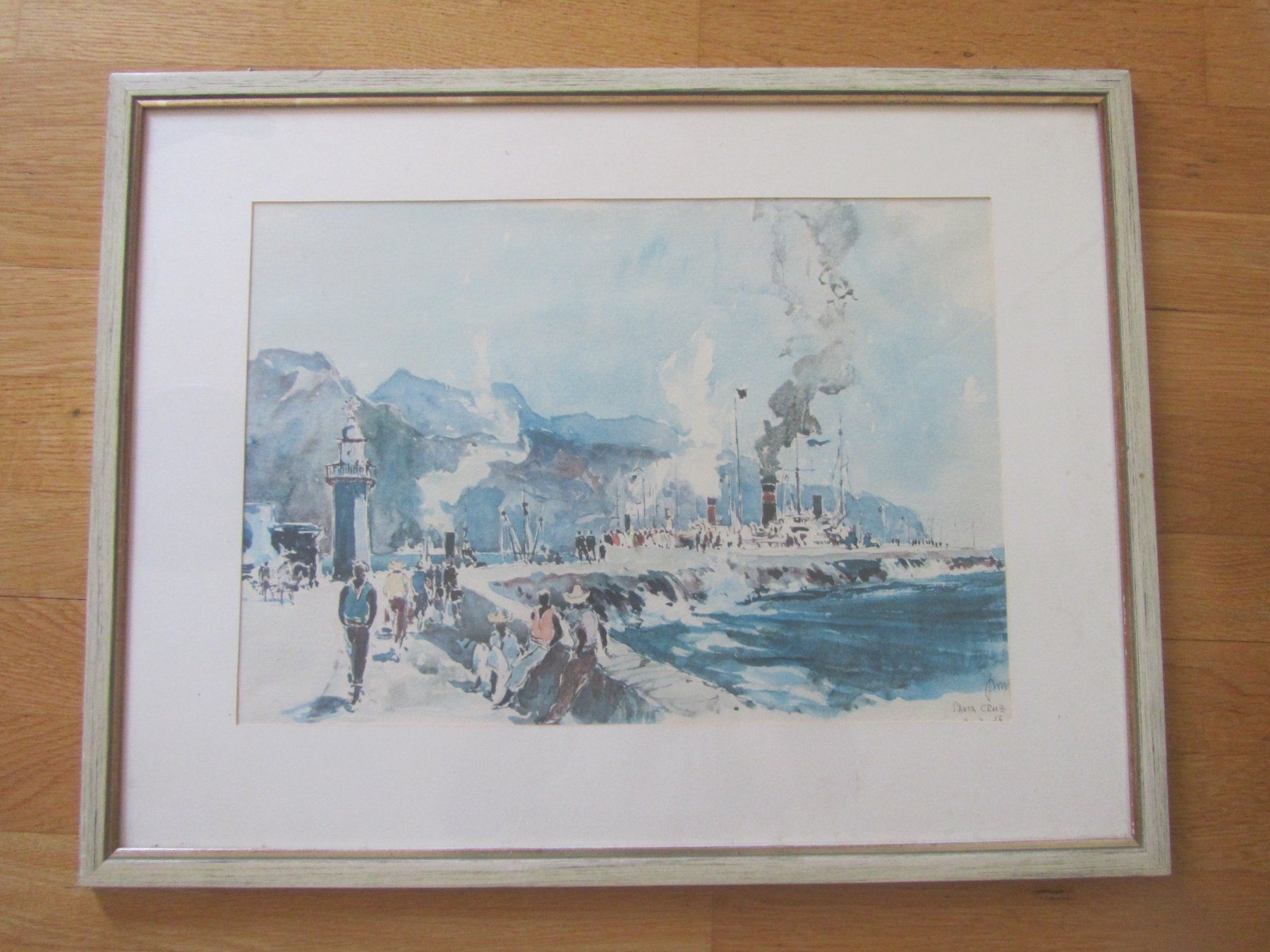 Dipinti: Aquarell Hafenszene – Usato da Seengen venduto da mikelele 1