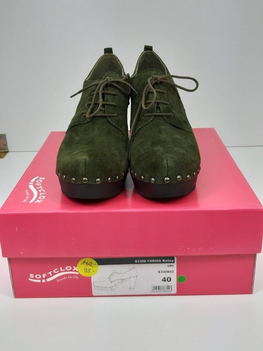 Softclox Damenschuhe: SOFTCLOX FARIDA Bailey olive Kurz-Stiefelette Gr. 40 – Neu und originalverpackt aus Seuzach von VT-Collections1 6