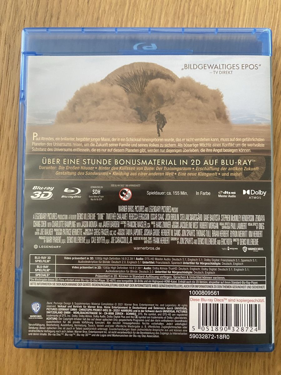 Tous les DVDs: Dune 3D Blu-ray  – D'occasion à Rüschlikon par Granulat204 1