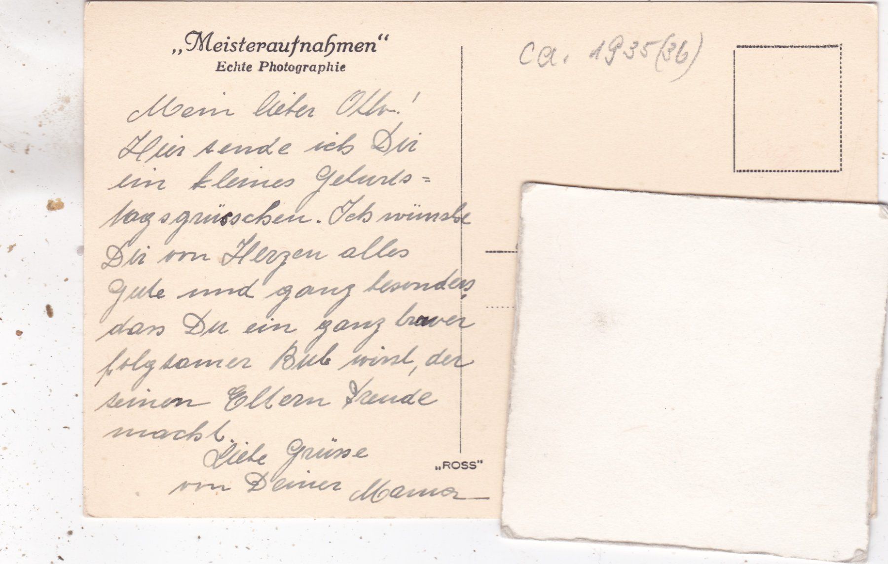 Cartoline postali: Kitsch Kind Geburtstag – Usato da Herisau venduto da Lisegrat2008 1