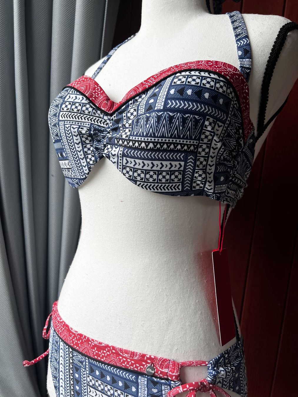 Costumi da bagno & Bikini: Neuer Bikini, exotisches Muster, Gr. 38, B/C – Nuovo e nell'imballaggio originale da Riehen venduto da edu_92w7 1