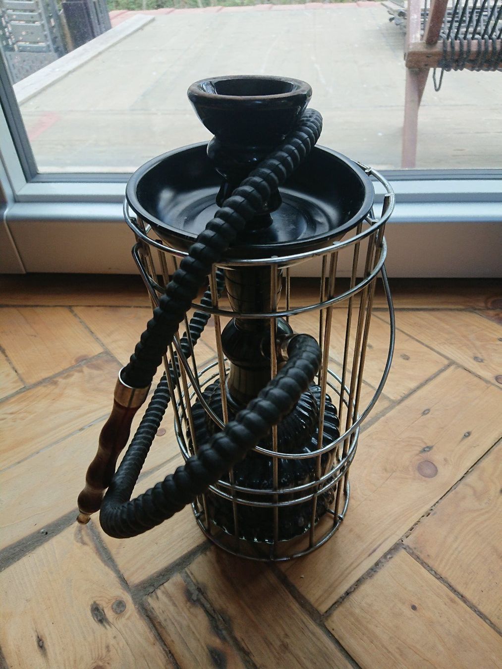 Wasserpfeifen: Wasserpfeife mit Gitterschutz shisha – Gebraucht aus Wittenbach von Aberanders 1