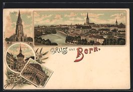 Litho Bern, Münster, Zeitglockenturm, R